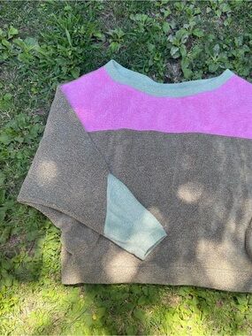 FREE PEOPLE Intimately Fleece Color-block Sweater